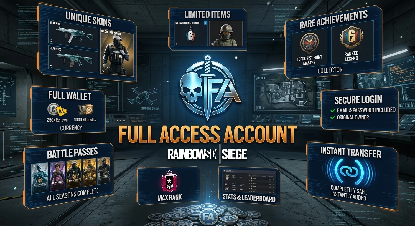 Rainbow Six Siege Accounts  FA